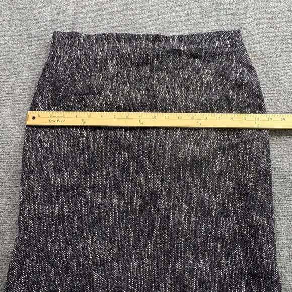 Talbots Skirt Womens 12‎ Black & White Tweed Pencil Academia professional career - Picture 8 of 12